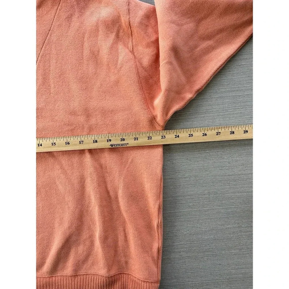 Tommy Bahama Aruba 1/4 Zip Knit Sweatshirt Sweater Coral Orange S - Picture 5 of 9
